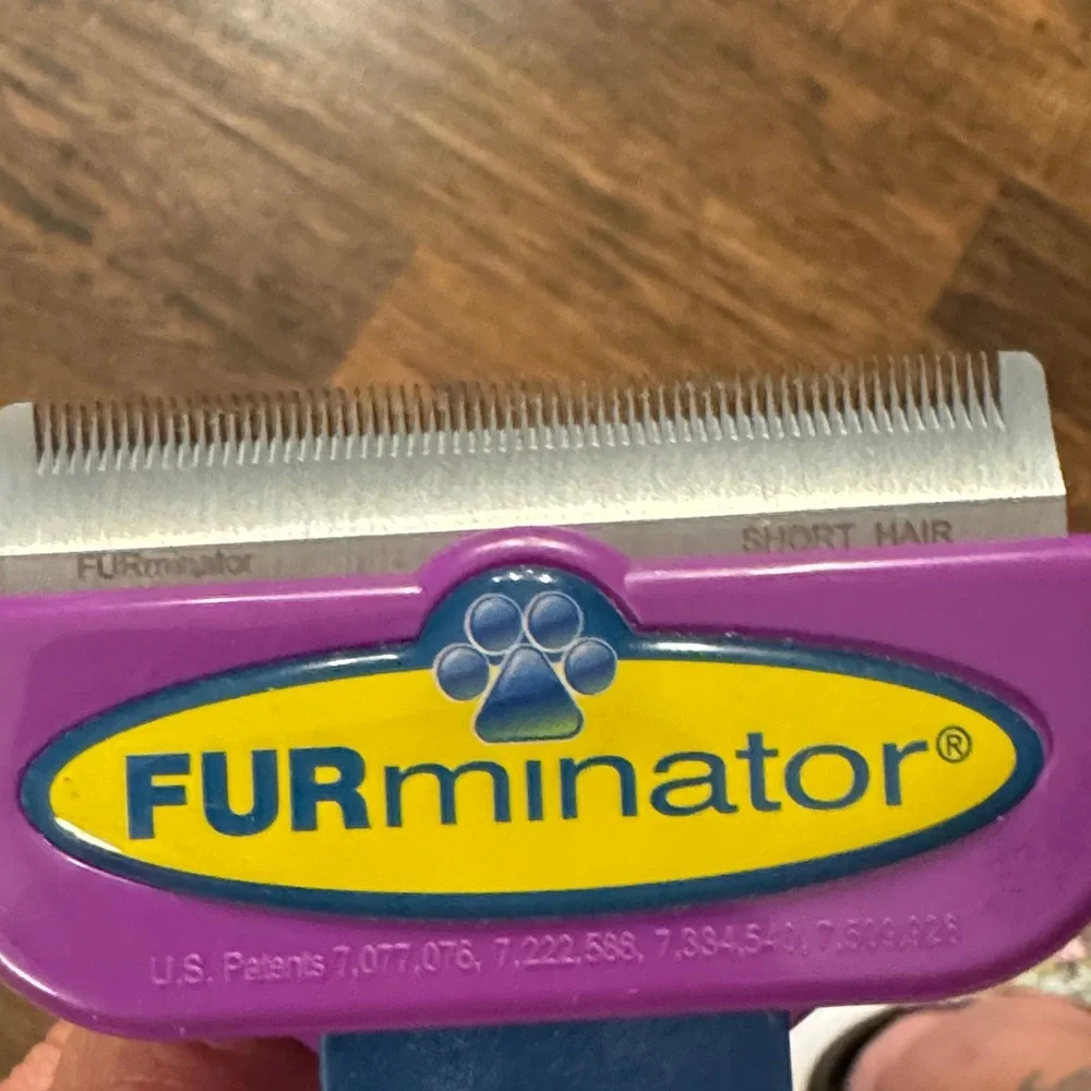 FURminator Purple Deshedding Tool for Short Hair